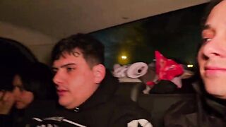 Keila sucks my rod in the car in front of her allies during the time that we're traveling