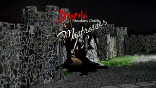 Screwed on the cannon by three Mistresses