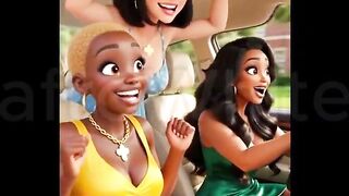 (AI Generated) - Hot Afro ebony animated Black Large Booty Large Breasts Village Maiden Tempted Drilled Raw By Gracious Large Weenie Prince