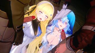 Wuthering Waves - Phoebe and Shorekeeper Hardcore Sex - CG Anime Animation