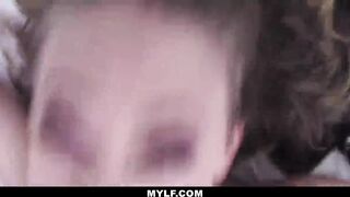 Breasty Golden-haired Banged Aggressively in POV