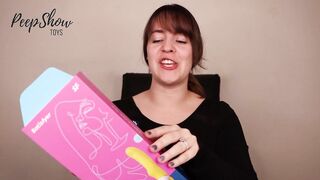 Toy Review - Satisfyer Vibes Palatable Sunshine G-Spot Dildo, Courtesy of Peepshow Toys!