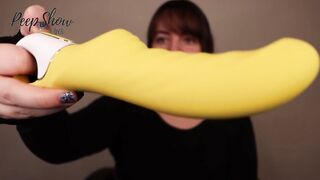 Toy Review - Satisfyer Vibes Palatable Sunshine G-Spot Dildo, Courtesy of Peepshow Toys!