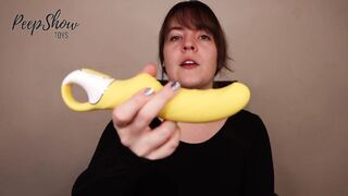 Toy Review - Satisfyer Vibes Palatable Sunshine G-Spot Dildo, Courtesy of Peepshow Toys!