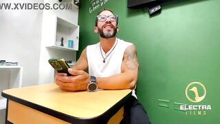 A sexy teacher at home