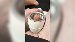 Testing out fresh toy