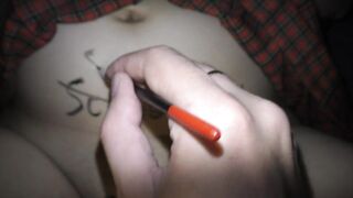 My fertile schoolgirl girlfriend masturbate and go bareback in home bukkake group sex! [POV Roleplay]