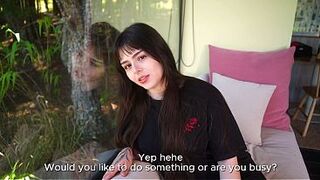 Annoying my Hawt Stepsister until That babe let me screw her and CUM in her TAUT BUTT