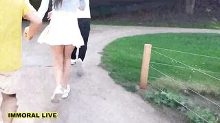Chubby Booty Freedom Lover Briseida Myers Drilled In Public Park And Double Permeated