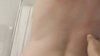 Slim teen gets whipped on the back whilst fastened