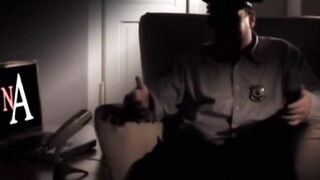 Sandra Shine Banging in the Floor with Her Tattoos