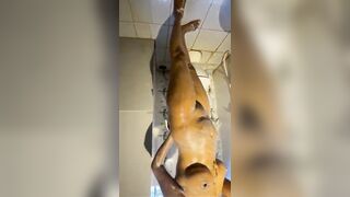 Homemade wife bathing movie scene