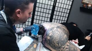 Getting Anal opening Tattooed for 4.5 Hours