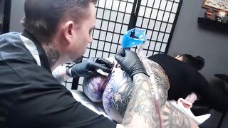 Getting Anal opening Tattooed for 4.5 Hours