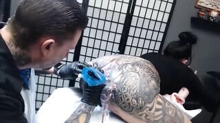 Getting Anal opening Tattooed for 4.5 Hours