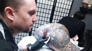 Getting Anal opening Tattooed for 4.5 Hours