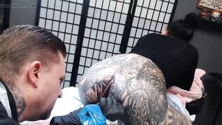Getting Anal opening Tattooed for 4.5 Hours
