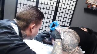 Getting Anal opening Tattooed for 4.5 Hours