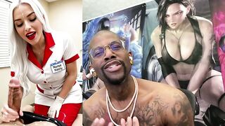 Charming Nun Jerks Off A Gooner Jock, Golden-haired Hotty Gets Cum Overspread By A Big Ebony Penis, Nurse Naughty Makes A Hard Rod Cum, Stern Tan Large Breast Whore Craves To Be Touched By Perverts, AI Generated