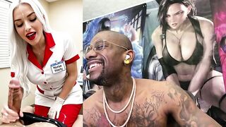 Charming Nun Jerks Off A Gooner Jock, Golden-haired Hotty Gets Cum Overspread By A Big Ebony Penis, Nurse Naughty Makes A Hard Rod Cum, Stern Tan Large Breast Whore Craves To Be Touched By Perverts, AI Generated