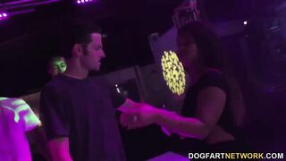 Brooke Wylde gets team-fucked in a club