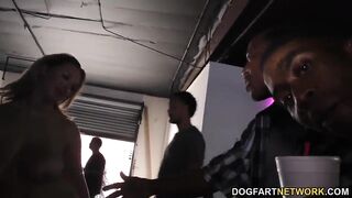 Brooke Wylde gets team-fucked in a club