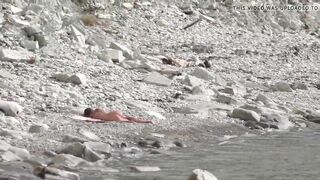 Trip thrash. Nudist hotty unexpectedly sucks blogger's knob