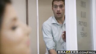 Brazzers - Large Titties at Work - Pressing News scene starring R