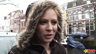 Wicked Dutch blond teen with marvelous body drilled hard!