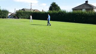 Flashing Twat Doing Cartwheels In The Park