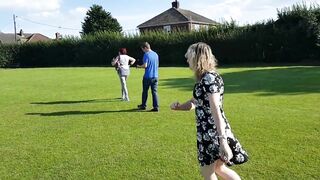 Flashing Twat Doing Cartwheels In The Park