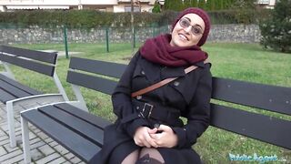 Public Agent Afghan gal pays to bang a large knob