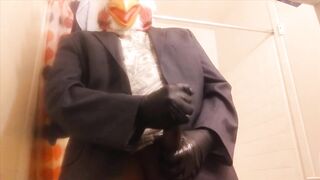 CHICKEN choking his own "chicken" ? -- BIGGEST LOAD!