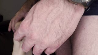 Feetjob teens begins in ebony ankle socks and I cum on her exposed feet, turned me on