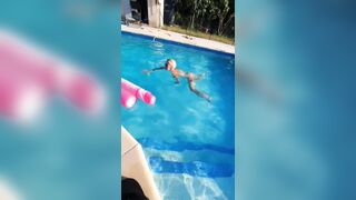 French Poolside Dream: Raunchy Tension at the Pool.