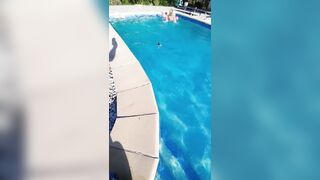 French Poolside Dream: Raunchy Tension at the Pool.