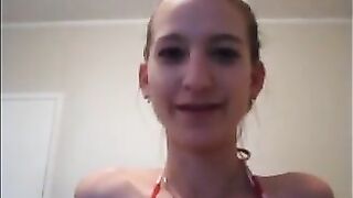 This babe makes u jerk off u little thing