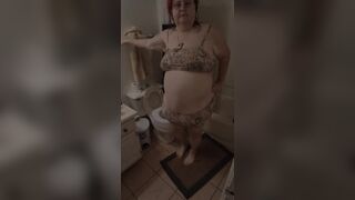 Large Hotty Nurse Vivki Always Showers and Washes Her Hair After Pool!