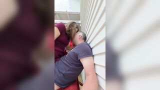 Hot Homemade Amateur Drilled Outside