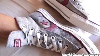 Cum On Chucks Cumpilation HD Cumshots Compilation YummyCouple Shoejob Converse Allstars Sneakers