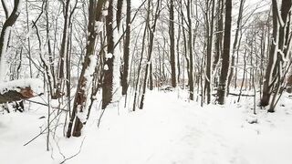 Wetting and Messing my Diaper on a Wintry Shore