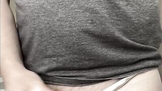 Masturbating and grabbing my booty with Cum at the end