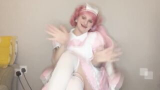 Nurse Fun Edging Countdown Enjoyment