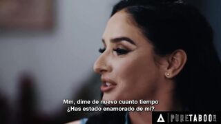 PURE TABOO Stepmom Sheena Ryder Surrenders To Stepson's double penetration Three-some Request - SPANISH SUBTITLES