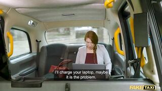 Fake Taxi - Nice-looking large melons Russian mother I'd like to fuck Sata Jones hardcore public sex with Italian cab driver