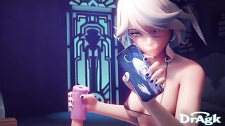 Furina Genshin Impact Compilation CG Anime Dragk Animation Aether Neuvillette