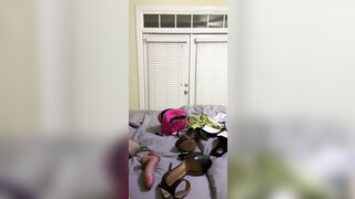 mother I'd like to fuck HotWife does crossdressing sissy spouse makeup and then the one and the other show off their butt