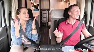 BangVan - RV Rehab for Breasty Golden-haired Zlata Shine who Gets Assist from Fuck Van Dirvers