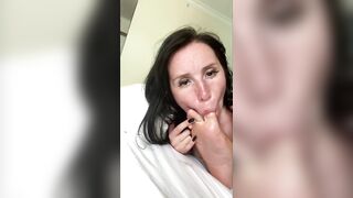 SUCKING MY FOOT BY PLIANT BITCH MY  WITH WORDS