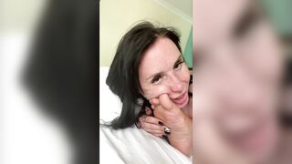 SUCKING MY FOOT BY PLIANT BITCH MY  WITH WORDS